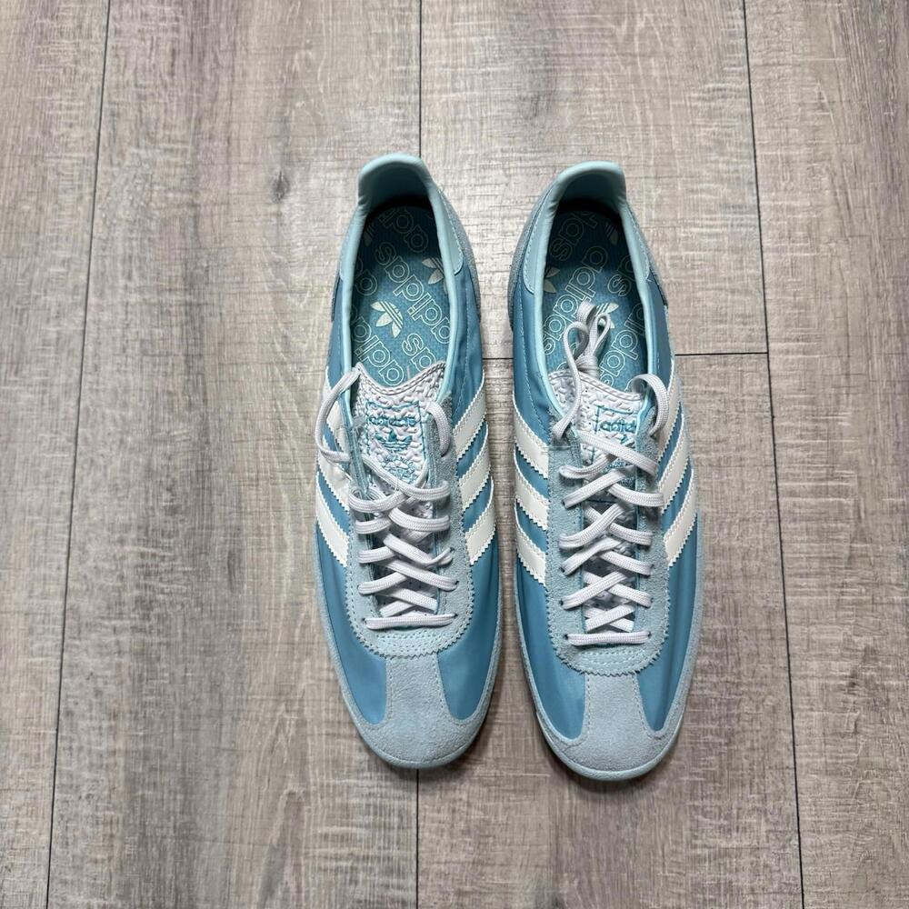 Adidas Women's Aqua & White SL72 OG  Athletic Shoes size 10 - Picture 3 of 6